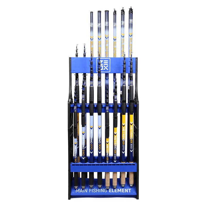 ZEOX Rod Stand For 16 Rods Blue - Photo №3