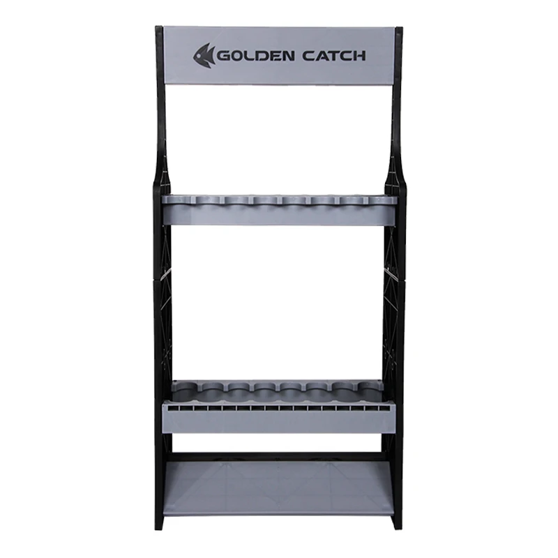 Golden Catch Rod Stand For 16 Rods Grey - Photo №1