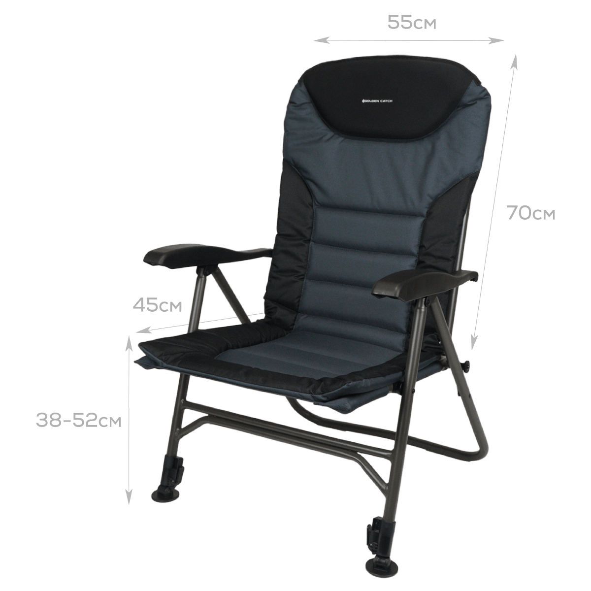Golden Catch Carp Recliner Chair 5 modes - Photo №4