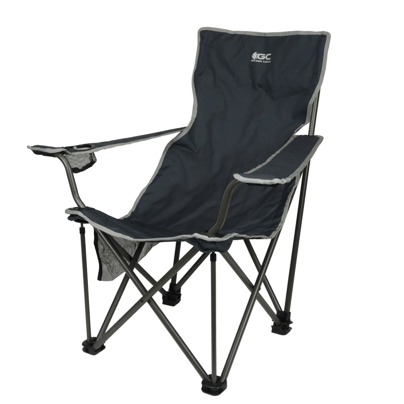 Golden Catch Camping Folding Chair Heavy Duty Steel Frame