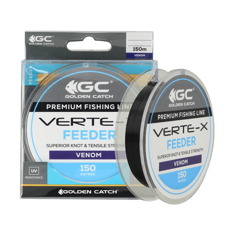 Golden Catch Nylon Line Verte-X Feeder 150m Venom