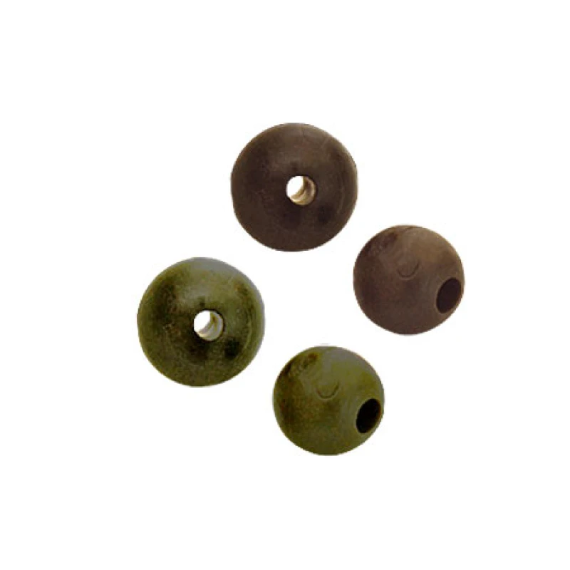 Bead Golden Catch Rubber Round 6mm