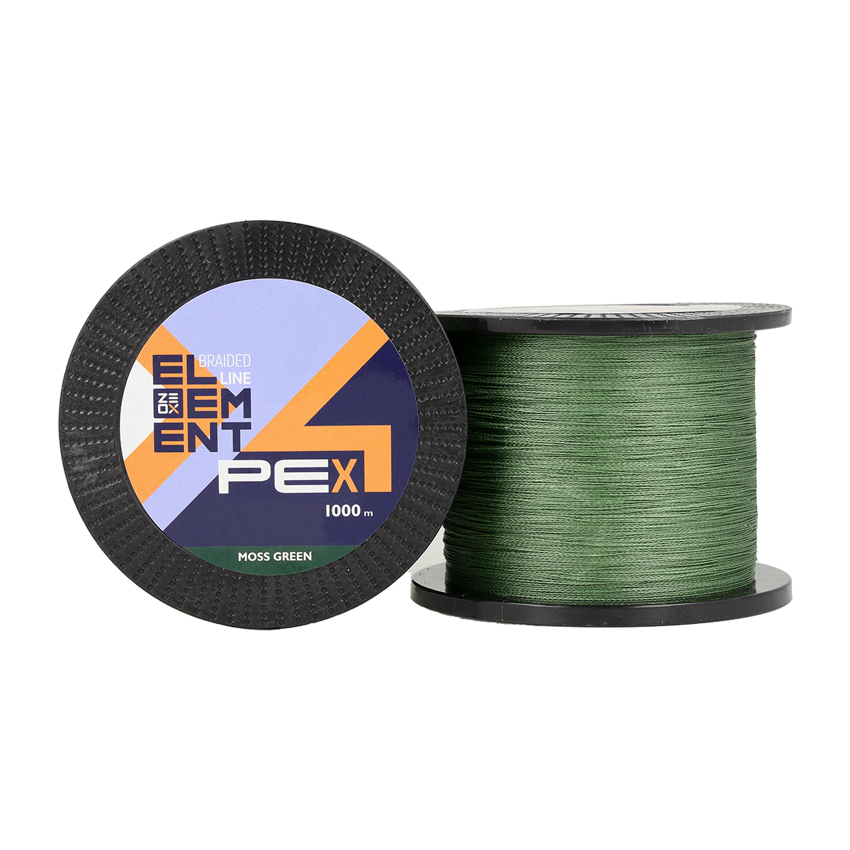 ZEOX Braided Line Element PE X4 1000m Moss Green