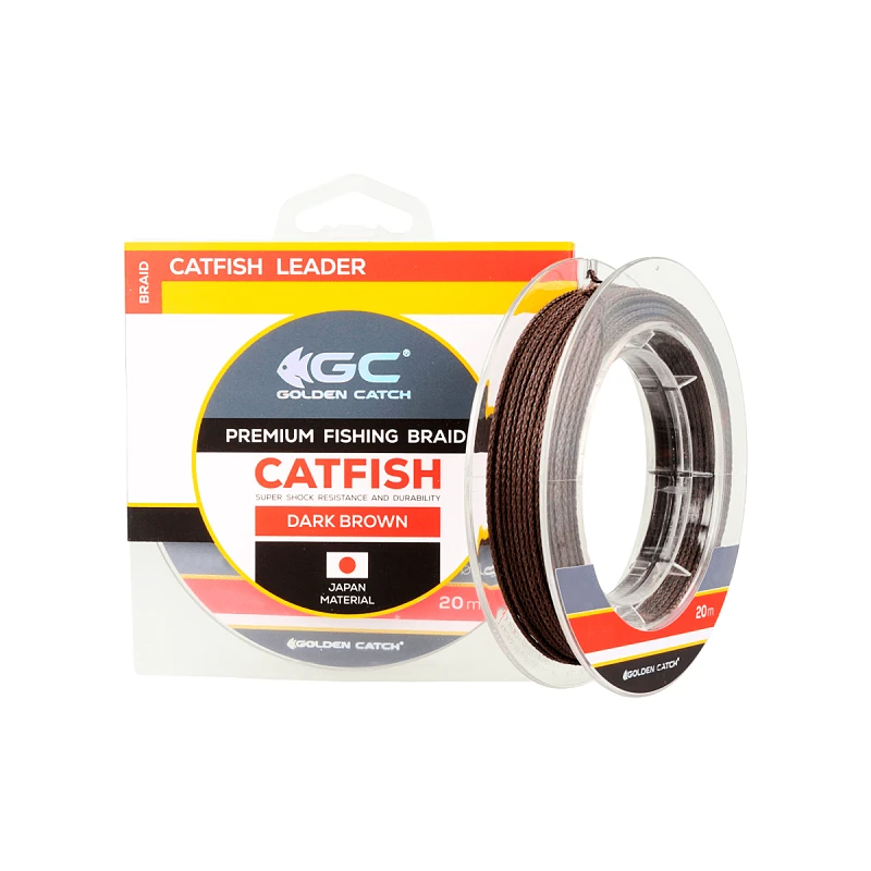 Golden Catch Catfish Leader 20m