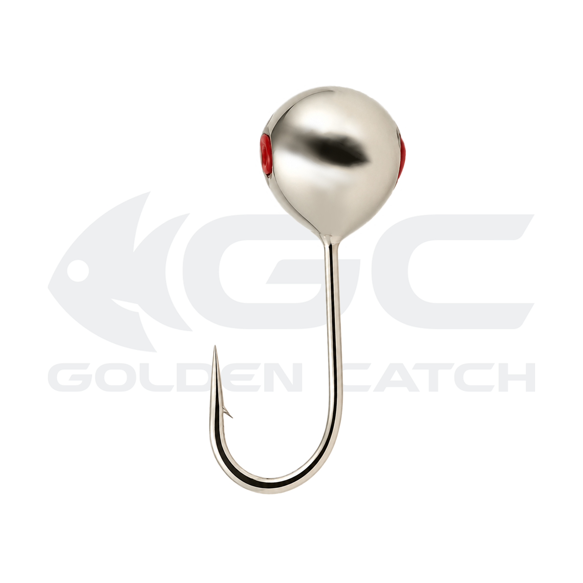 Golden Catch N-Ice Tungsten Ice Jig Ball with Hole 3.5mm 0.41g