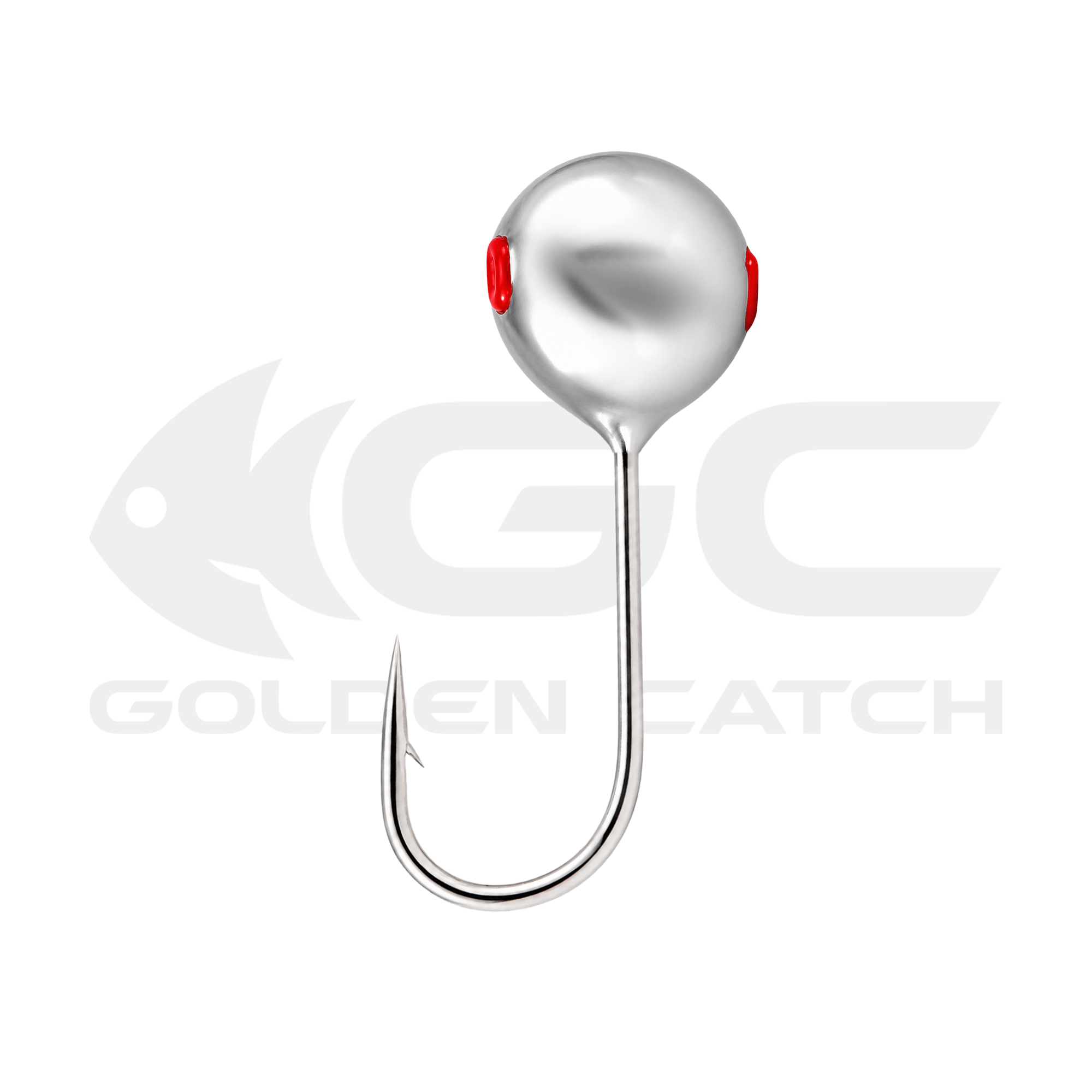 Golden Catch N-Ice Tungsten Ice Jig Ball with Hole 4.5mm 0.85g