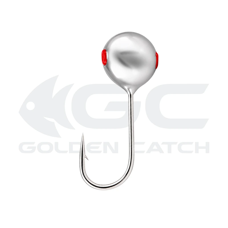Golden Catch N-Ice Tungsten Ice Jig Ball with Hole 4.5mm 0.85g