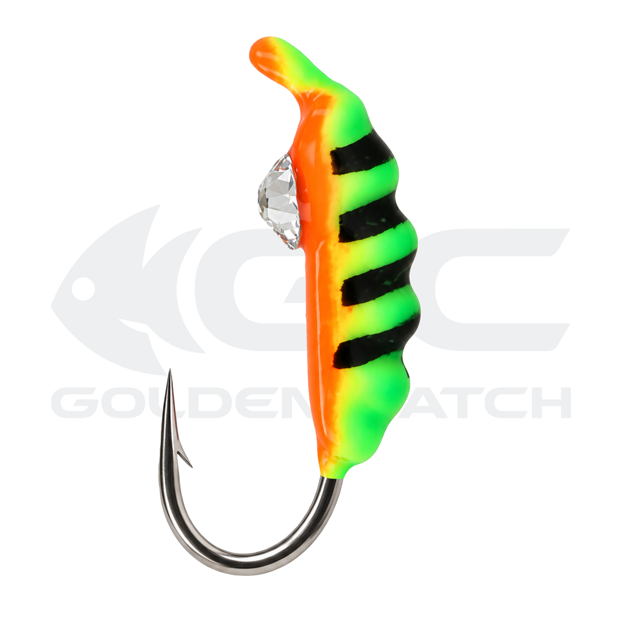 Golden Catch N-Ice Tungsten Ice Jig Maggot 3.0mm 0.52g