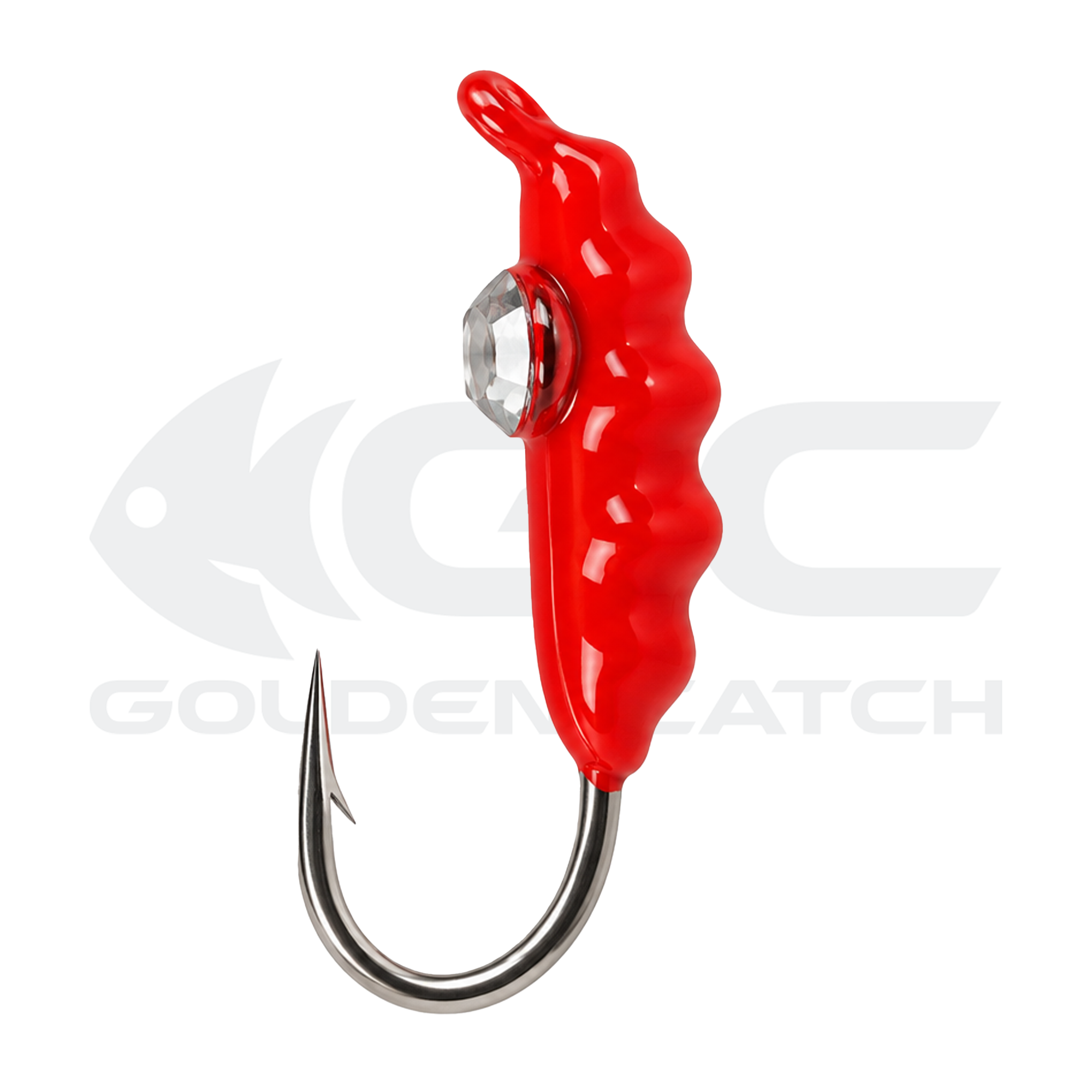 Golden Catch N-Ice Tungsten Ice Jig Maggot 3.5mm 0.78g
