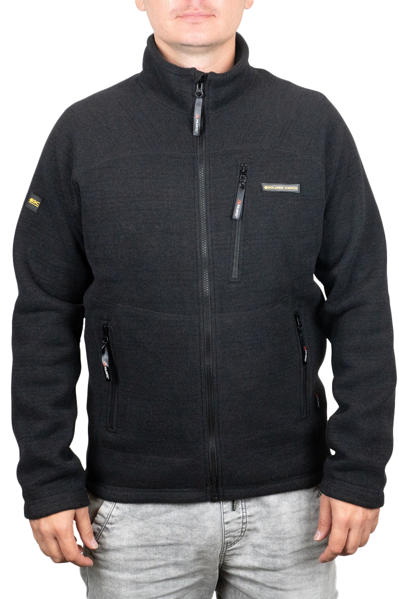 Zip Sweatshirt Golden Catch Thermal Pro Black