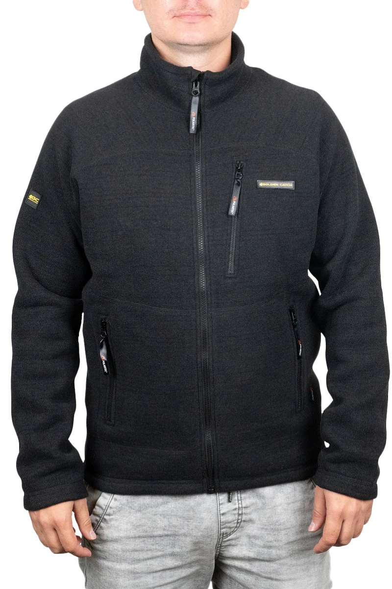 Zip Sweatshirt Golden Catch Thermal Pro Black