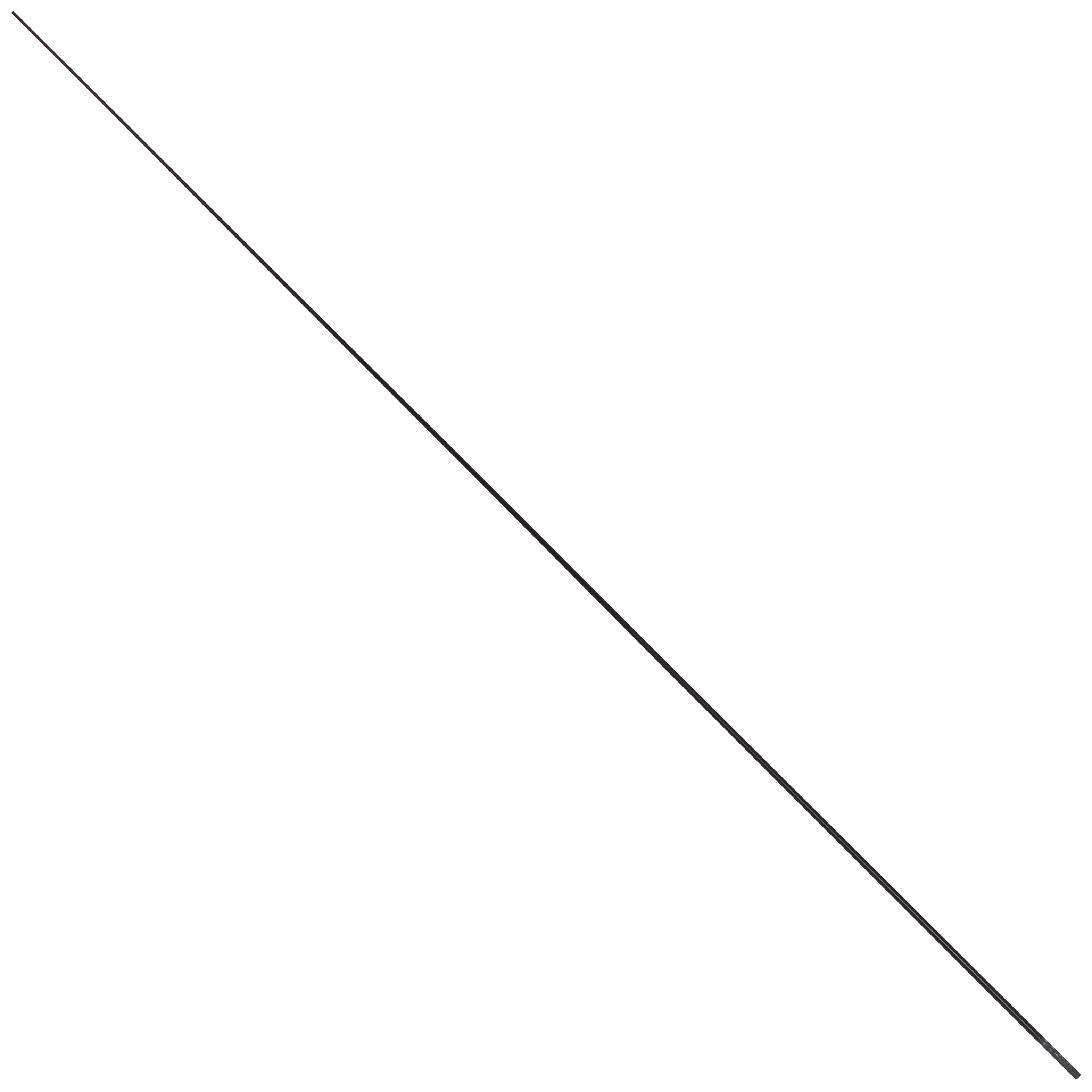 ZEOX Spare Part carbon 0.50m 3.2mm solid 1st