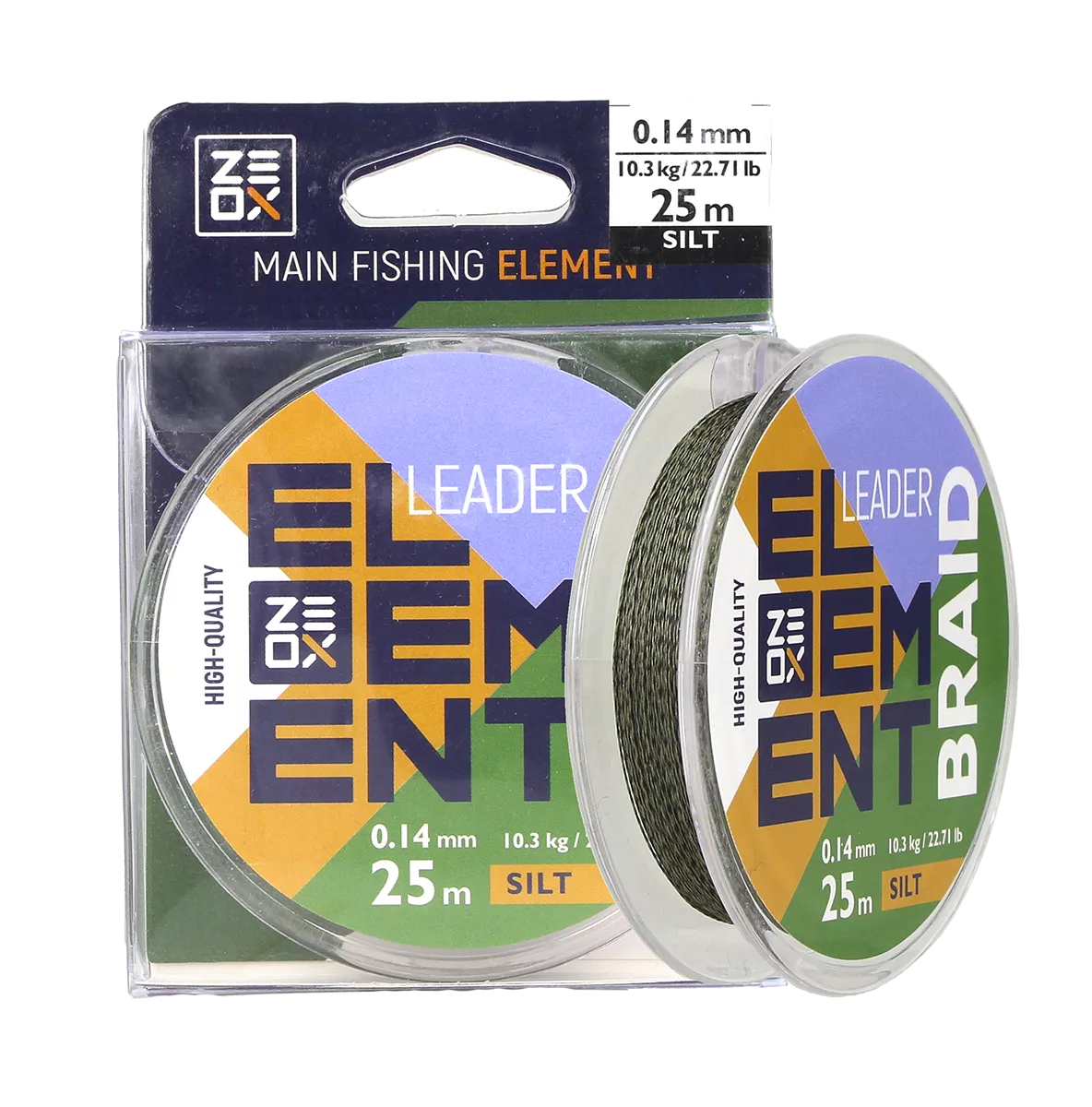 ZEOX Leader Braid Element 25m Silt: check it out on the official