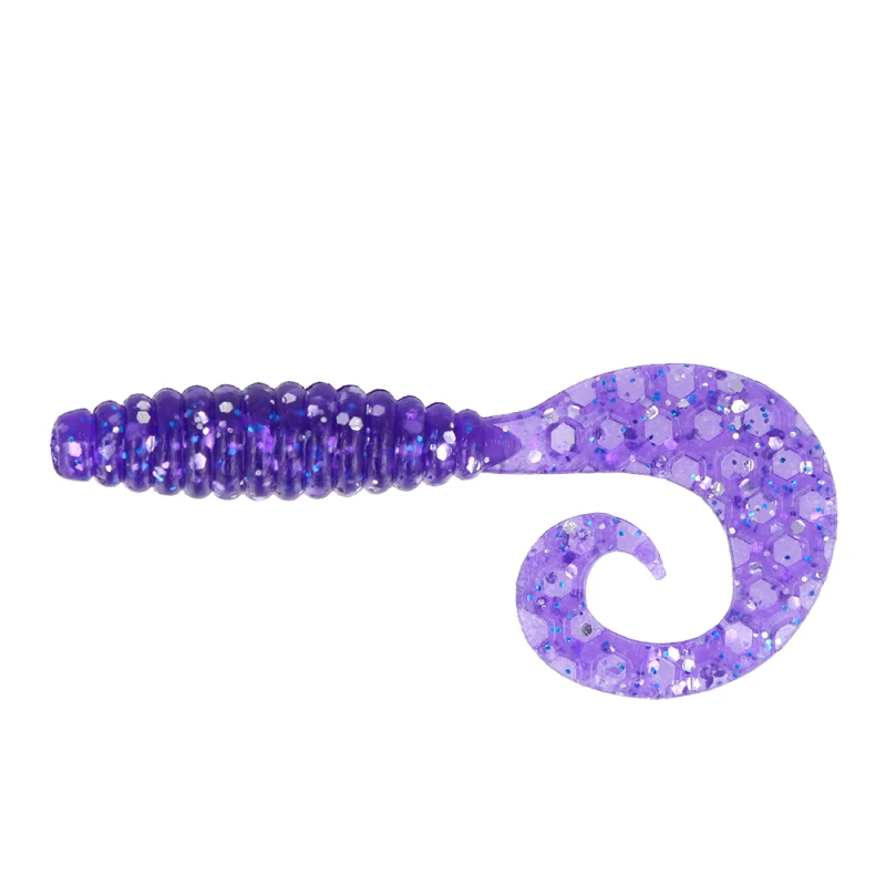 ZEOX Silicone Baits Comma Grub 3.4in.